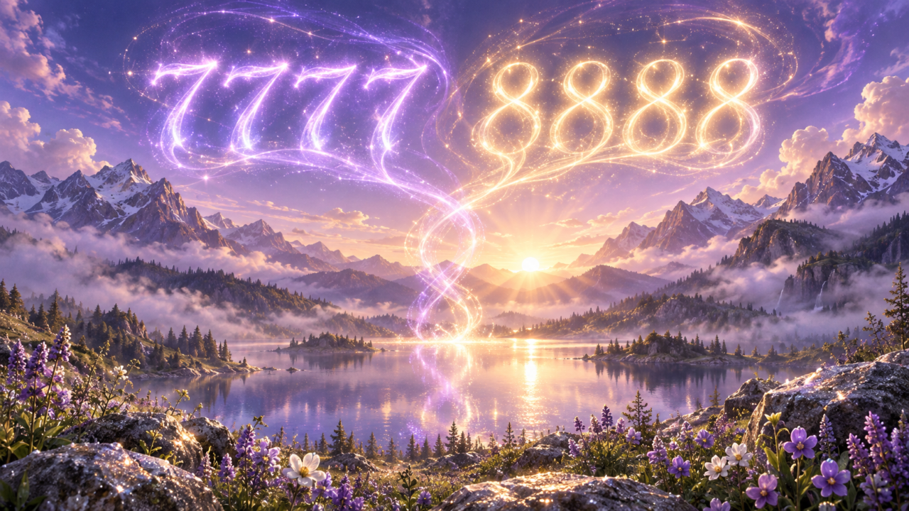 7777と8888が示す覚醒と豊かさの調和