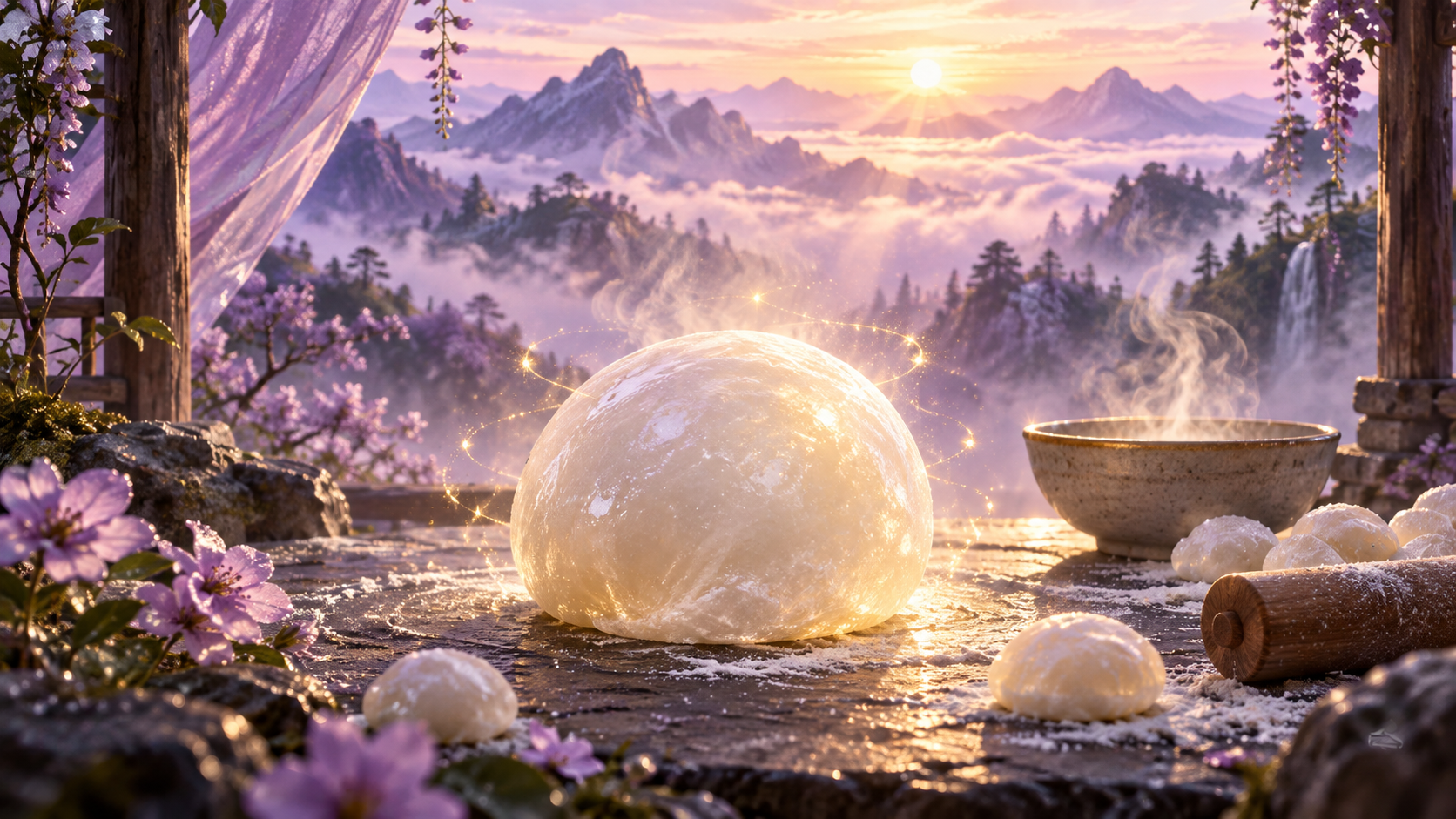 水晶餃子を包みやすくする生地の温度管理