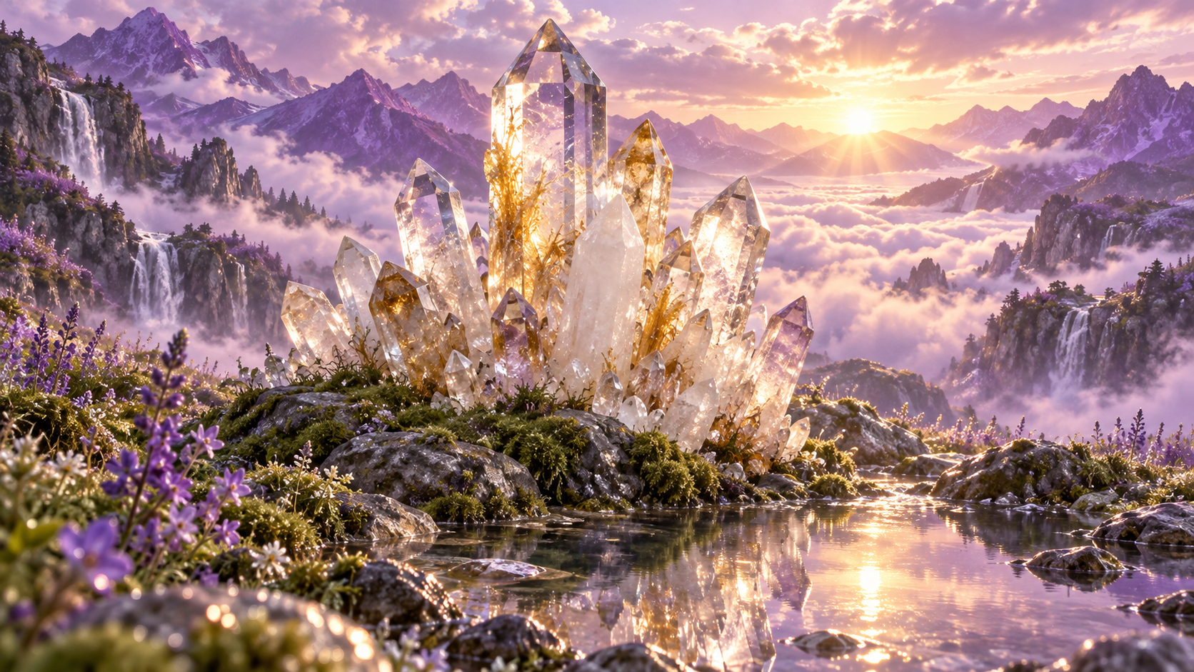 水晶の結晶構造と多彩な見た目の特徴