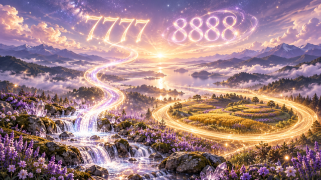 7777と8888が重なる豊かさと成長の流れ